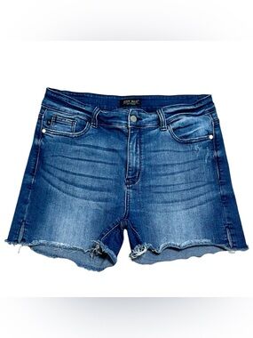 JUDY BLUE High rise denim shorts size XL fits sizes 13, 14, 15